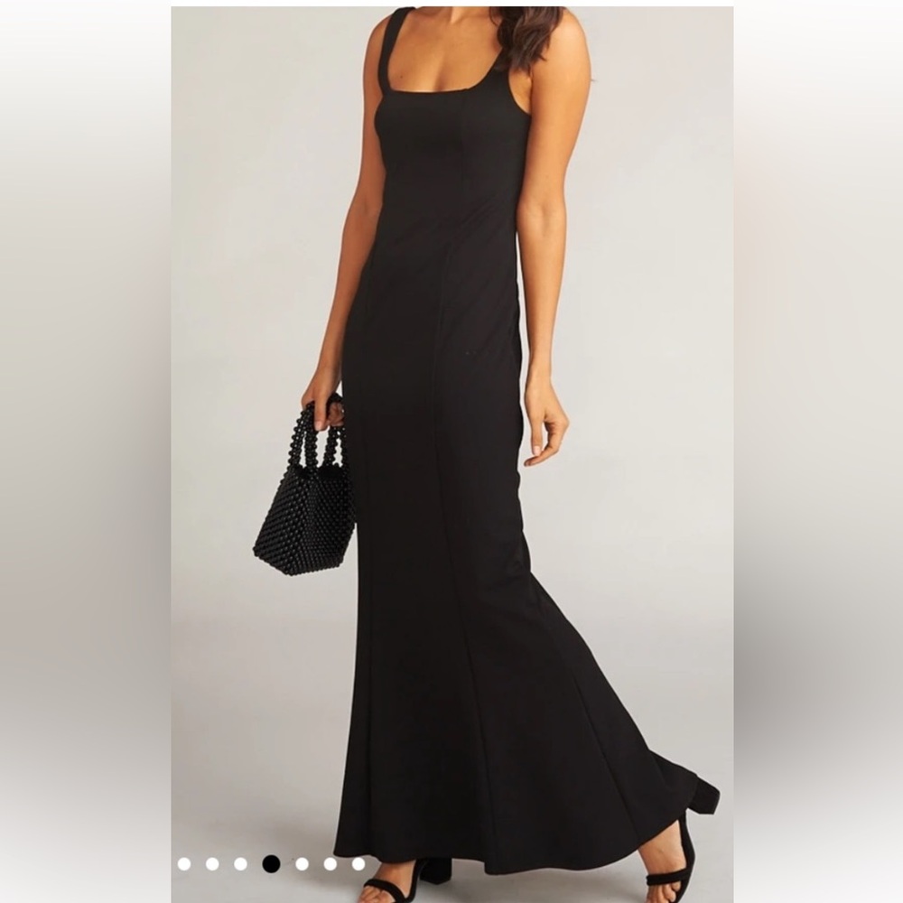 Show Me Your Mumu Belinda black gown. Size medium. NWT